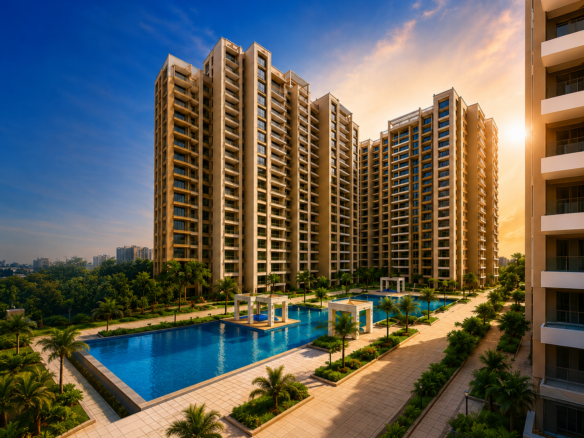 4BHK for Sale Raheja Pebble Bay